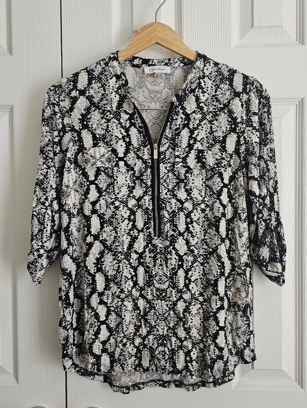 Snake Print Top